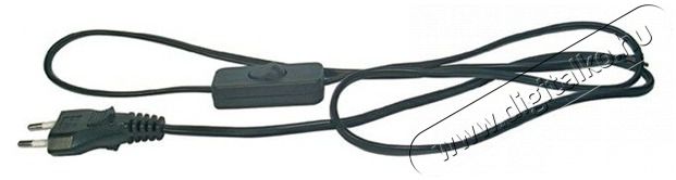 Emos S09272 Flexo 2 m&eacute;ter 2x0,75mm2 fekete szerelhető kapcsol&oacute;s k&aacute;bel H&aacute;ztart&aacute;s / Otthon / K&uuml;lt&eacute;r - Vil&aacute;g&iacute;t&aacute;s / elektromoss&aacute;g - H&aacute;l&oacute;zati eloszt&oacute; / hosszabb&iacute;t&oacute; / adapter - 387658