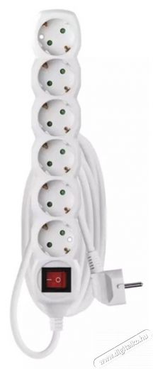 Emos P1623R 6 aljzat 3m&eacute;ter 1,5mm2 kapcsol&oacute;s hosszabb&iacute;t&oacute; H&aacute;ztart&aacute;s / Otthon / K&uuml;lt&eacute;r - Vil&aacute;g&iacute;t&aacute;s / elektromoss&aacute;g - H&aacute;l&oacute;zati eloszt&oacute; / hosszabb&iacute;t&oacute; / adapter - 398878