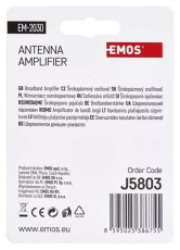 Emos J5803 30dB VHF/UHF antenna előerős&iacute;tő Tv kieg&eacute;sz&iacute;tők - Antenna - Kieg&eacute;sz&iacute;tő - 413604