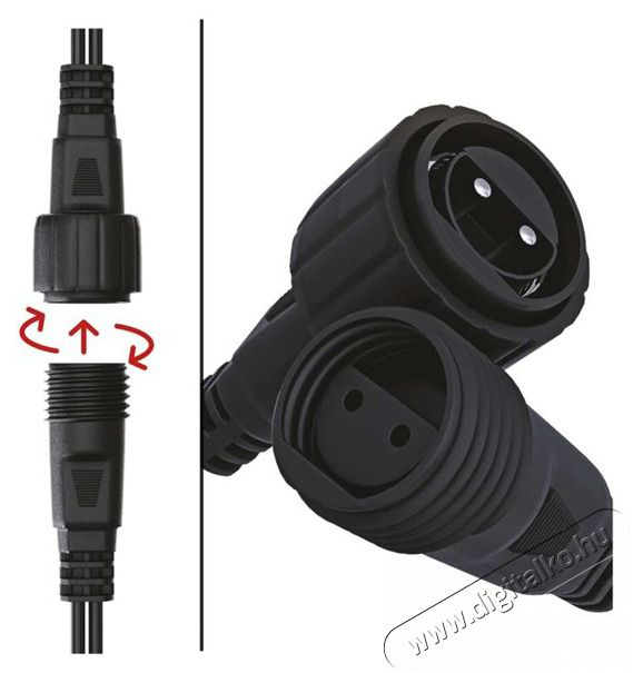 Emos D1AC03 10m 100LED IP44 hideg CNT - f&eacute;nyf&uuml;z&eacute;r H&aacute;ztart&aacute;s / Otthon / K&uuml;lt&eacute;r - Vil&aacute;g&iacute;t&aacute;s / elektromoss&aacute;g - Led szalag / f&eacute;nyf&uuml;z&eacute;r - 456104
