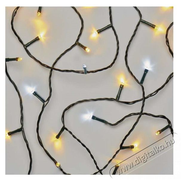 Emos D1AN01 10m 100LED IP44 melegfeh&eacute;r-hidegfeh&eacute;r/id CNT - f&eacute;nyf&uuml;z&eacute;r H&aacute;ztart&aacute;s / Otthon / K&uuml;lt&eacute;r - Vil&aacute;g&iacute;t&aacute;s / elektromoss&aacute;g - Led szalag / f&eacute;nyf&uuml;z&eacute;r - 456118