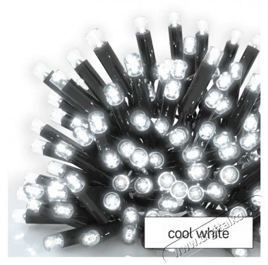 Emos D2AC01 5M 50LED IP44 hidegfeh&eacute;r CNT PRO - f&eacute;nyf&uuml;z&eacute;r H&aacute;ztart&aacute;s / Otthon / K&uuml;lt&eacute;r - Vil&aacute;g&iacute;t&aacute;s / elektromoss&aacute;g - Led szalag / f&eacute;nyf&uuml;z&eacute;r - 456125