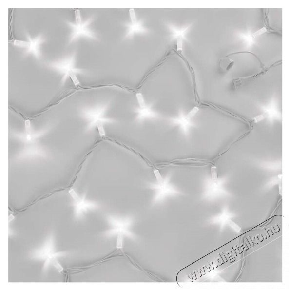 Emos D2AC02 5M 50LED IP44 hidegfeh&eacute;r CNT PRO - f&eacute;nyf&uuml;z&eacute;r H&aacute;ztart&aacute;s / Otthon / K&uuml;lt&eacute;r - Vil&aacute;g&iacute;t&aacute;s / elektromoss&aacute;g - Led szalag / f&eacute;nyf&uuml;z&eacute;r - 456130