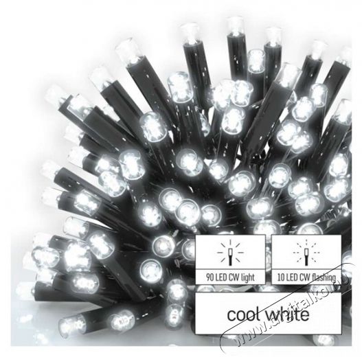 Emos D2AC03 10M 100LED IP44 FKT H/H VILL CNT PRO - f&eacute;nyf&uuml;z&eacute;r H&aacute;ztart&aacute;s / Otthon / K&uuml;lt&eacute;r - Vil&aacute;g&iacute;t&aacute;s / elektromoss&aacute;g - Led szalag / f&eacute;nyf&uuml;z&eacute;r - 456129