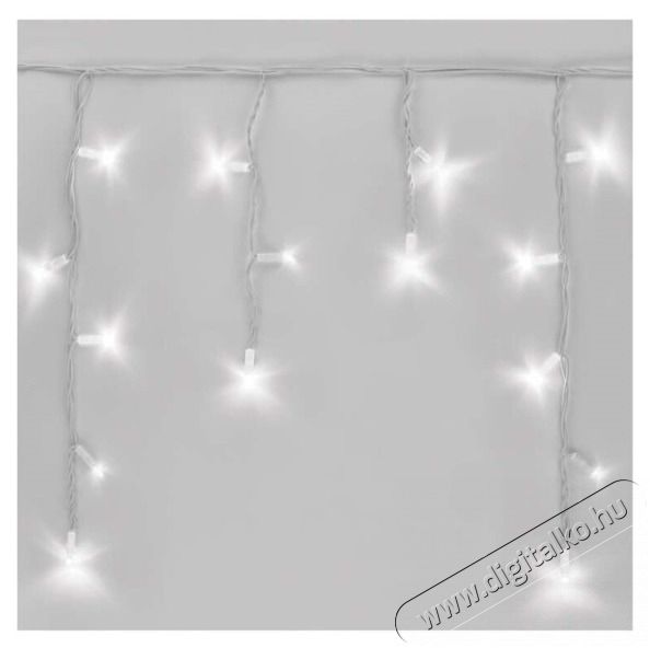Emos D2CC04 j&eacute;gcsap 3M 50LED IP44 hidegfeh&eacute;r időz&iacute;tővel CNT PRO - f&eacute;nyf&uuml;z&eacute;r H&aacute;ztart&aacute;s / Otthon / K&uuml;lt&eacute;r - Vil&aacute;g&iacute;t&aacute;s / elektromoss&aacute;g - Led szalag / f&eacute;nyf&uuml;z&eacute;r - 458632