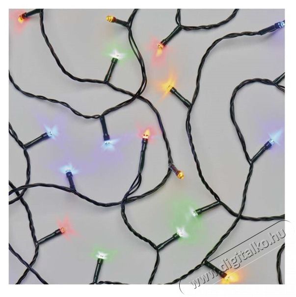 Emos D4AM08 12m/120LED/k&uuml;l-belt&eacute;ri/t&ouml;bbsz&iacute;nű kar&aacute;csonyi LED f&eacute;nyf&uuml;z&eacute;r H&aacute;ztart&aacute;s / Otthon / K&uuml;lt&eacute;r - Vil&aacute;g&iacute;t&aacute;s / elektromoss&aacute;g - Hangulat teremtő vil&aacute;g&iacute;t&aacute;s - 456774