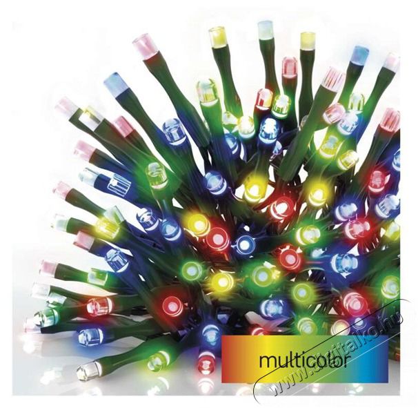 Emos D4AM08 12m/120LED/k&uuml;l-belt&eacute;ri/t&ouml;bbsz&iacute;nű kar&aacute;csonyi LED f&eacute;nyf&uuml;z&eacute;r H&aacute;ztart&aacute;s / Otthon / K&uuml;lt&eacute;r - Vil&aacute;g&iacute;t&aacute;s / elektromoss&aacute;g - Hangulat teremtő vil&aacute;g&iacute;t&aacute;s - 456774