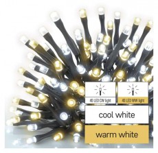 Emos D4AN04 8m/80LED/k&uuml;l-belt&eacute;ri/időz&iacute;tős/meleg/hideg feh&eacute;r kar&aacute;csonyi LED f&eacute;nyf&uuml;z&eacute;r H&aacute;ztart&aacute;s / Otthon / K&uuml;lt&eacute;r - Vil&aacute;g&iacute;t&aacute;s / elektromoss&aacute;g - Led szalag / f&eacute;nyf&uuml;z&eacute;r - 457020