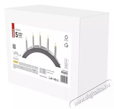 Emos DCAZ02 Ledes gyertya H&aacute;ztart&aacute;s / Otthon / K&uuml;lt&eacute;r - Vil&aacute;g&iacute;t&aacute;s / elektromoss&aacute;g - Hangulat teremtő vil&aacute;g&iacute;t&aacute;s - 465588