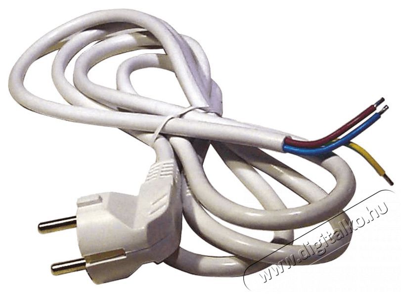 Emos S14315 Flexo Pvc 5m 3&times;1mm2 feh&eacute;r szerelhető k&aacute;bel Mobil / Kommunik&aacute;ci&oacute; / Smart - Tablet / E-book kieg&eacute;sz&iacute;tő, tok - K&aacute;bel - 456345