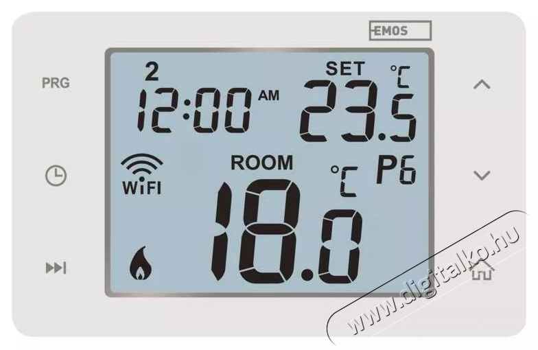 Emos P56201 GoSmart digit&aacute;lis wifi szobatermoszt&aacute;t H&aacute;ztart&aacute;s / Otthon / K&uuml;lt&eacute;r - Okos otthon - Termoszt&aacute;t - 468183