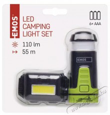 Emos P4007 COB LED fejl&aacute;mpa k&eacute;szlet + mini kempingl&aacute;mpa H&aacute;ztart&aacute;s / Otthon / K&uuml;lt&eacute;r - Vil&aacute;g&iacute;t&aacute;s / elektromoss&aacute;g - Fejl&aacute;mpa - 458329