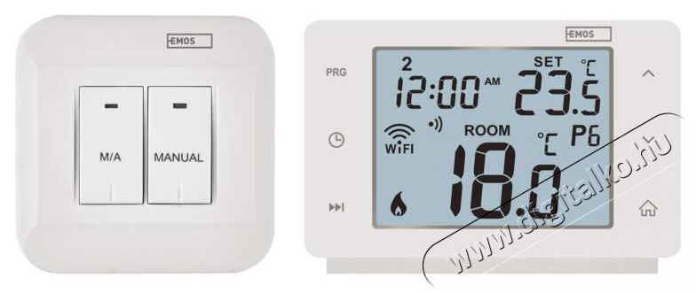 Emos P56211 GoSmart vezet&eacute;k n&eacute;lk&uuml;li wifi szobatermoszt&aacute;t H&aacute;ztart&aacute;s / Otthon / K&uuml;lt&eacute;r - Okos otthon - Termoszt&aacute;t - 468184
