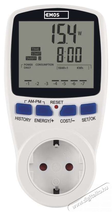 Emos FHT 9999 fogyaszt&aacute;sm&eacute;rő H&aacute;ztart&aacute;s / Otthon / K&uuml;lt&eacute;r - Szersz&aacute;m - Egy&eacute;b szersz&aacute;m - 407704