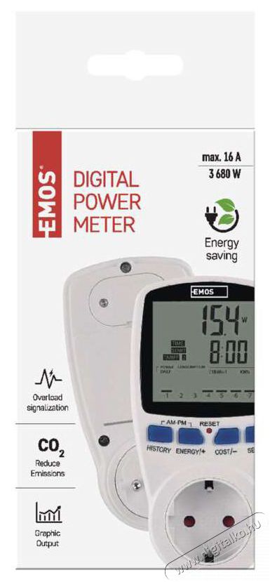 Emos FHT 9999 fogyaszt&aacute;sm&eacute;rő H&aacute;ztart&aacute;s / Otthon / K&uuml;lt&eacute;r - Szersz&aacute;m - Egy&eacute;b szersz&aacute;m - 407704