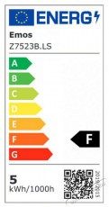 Emos Z7523B fekete LED asztali l&aacute;mpa H&aacute;ztart&aacute;s / Otthon / K&uuml;lt&eacute;r - Vil&aacute;g&iacute;t&aacute;s / elektromoss&aacute;g - Asztali l&aacute;mpa - 337083