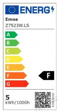 Emos Z7523W feh&eacute;r LED asztali l&aacute;mpa H&aacute;ztart&aacute;s / Otthon / K&uuml;lt&eacute;r - Vil&aacute;g&iacute;t&aacute;s / elektromoss&aacute;g - Asztali l&aacute;mpa - 337084