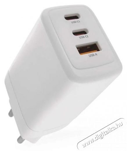Emos GaN PD 65 W max. univerz&aacute;lis USB t&ouml;ltő Akkuk &eacute;s t&ouml;ltők - Li-ion akkumul&aacute;tor &eacute;s t&ouml;ltő (gy&aacute;ri) - T&ouml;ltő / h&aacute;l&oacute;zati adapter - 506849