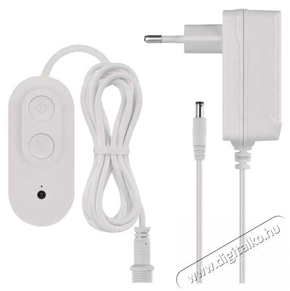 Emos GoSmart 255 cm-es l&aacute;nc, 12 r&eacute;sz, 7 W, RGBIC+CCT, dimmelhető, WiFi LED reflektor Fot&oacute;-Vide&oacute; kieg&eacute;sz&iacute;tők - F&eacute;nyterelő - Reflektor - 507234