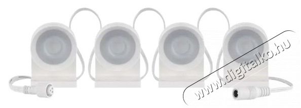 Emos GoSmart 85 cm-es l&aacute;nc, 4 r&eacute;sz, 7 W, RGBIC+CCT, dimmelhető, WiFi LED reflektor Fot&oacute;-Vide&oacute; kieg&eacute;sz&iacute;tők - F&eacute;nyterelő - Reflektor - 507235