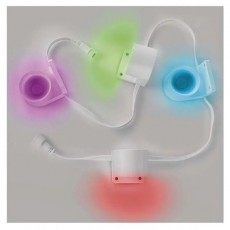 Emos GoSmart 85 cm-es l&aacute;nc, 4 r&eacute;sz, 7 W, RGBIC+CCT, dimmelhető, WiFi LED reflektor Fot&oacute;-Vide&oacute; kieg&eacute;sz&iacute;tők - F&eacute;nyterelő - Reflektor - 507235