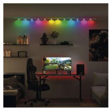 Emos GoSmart 85 cm-es l&aacute;nc, 4 r&eacute;sz, 7 W, RGBIC+CCT, dimmelhető, WiFi LED reflektor Fot&oacute;-Vide&oacute; kieg&eacute;sz&iacute;tők - F&eacute;nyterelő - Reflektor - 507235