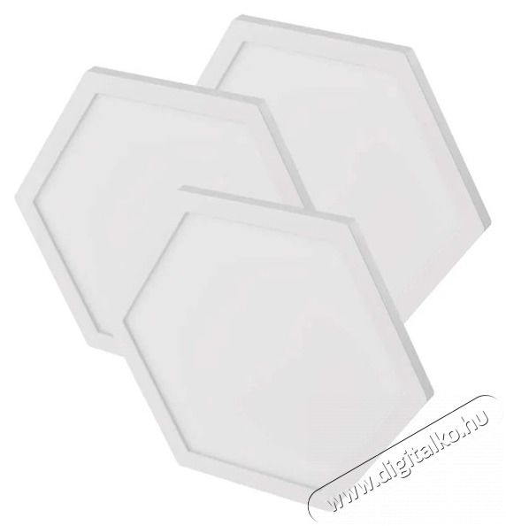 Emos GoSmart Hexagon, kieg&eacute;sz&iacute;tő k&eacute;szlet,3 r&eacute;sz, 1,8 W, RGBIC dimmelhető, WiFi LED l&aacute;mpa Fot&oacute;-Vide&oacute; kieg&eacute;sz&iacute;tők - L&aacute;mpa - LED l&aacute;mpa - 507215