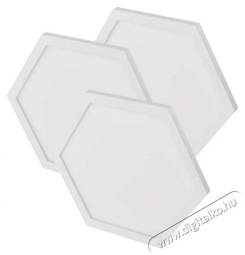 Emos GoSmart Hexagon, kieg&eacute;sz&iacute;tő k&eacute;szlet,3 r&eacute;sz, 1,8 W, RGBIC dimmelhető, WiFi LED l&aacute;mpa Fot&oacute;-Vide&oacute; kieg&eacute;sz&iacute;tők - L&aacute;mpa - LED l&aacute;mpa - 507215