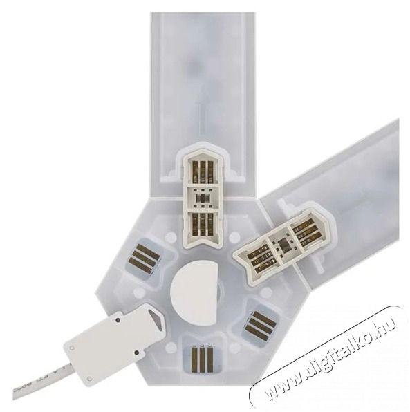 Emos GoSmart Lines feh&eacute;r, 9 r&eacute;szből &aacute;ll&oacute;, 34 W, RGBIC dimmelhető, WiFi LED l&aacute;mpa Fot&oacute;-Vide&oacute; kieg&eacute;sz&iacute;tők - L&aacute;mpa - LED l&aacute;mpa - 507213