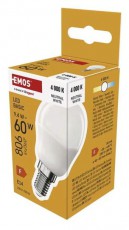 Emos ZL1F43 MINI GLOBE 8,5W 806lumen E14 LED g&ouml;mb izz&oacute; H&aacute;ztart&aacute;s / Otthon / K&uuml;lt&eacute;r - Vil&aacute;g&iacute;t&aacute;s / elektromoss&aacute;g - E14 foglalat&uacute; izz&oacute; - 508590