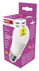 Emos ZQ5E63 A60 E27/13 W (100 W)/1521 lm/term&eacute;szetes feh&eacute;r classic LED izz&oacute; H&aacute;ztart&aacute;s / Otthon / K&uuml;lt&eacute;r - Vil&aacute;g&iacute;t&aacute;s / elektromoss&aacute;g - E27 foglalat&uacute; izz&oacute; - 507841