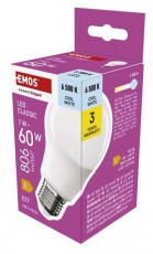 Emos ZQ5E54 classic A60 7W 806lumen E27 LED izz&oacute; H&aacute;ztart&aacute;s / Otthon / K&uuml;lt&eacute;r - Vil&aacute;g&iacute;t&aacute;s / elektromoss&aacute;g - E27 foglalat&uacute; izz&oacute; - 508750