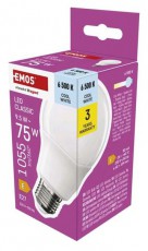 Emos ZQ5E54 classic A60 9,5W 1055lumen E27 LED izz&oacute; H&aacute;ztart&aacute;s / Otthon / K&uuml;lt&eacute;r - Vil&aacute;g&iacute;t&aacute;s / elektromoss&aacute;g - E27 foglalat&uacute; izz&oacute; - 508749