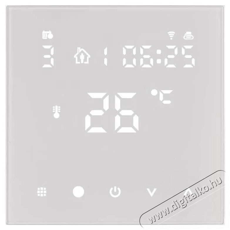 Emos GoSmart P56201UF Digit&aacute;lis szobatermoszt&aacute;t padl&oacute;fűt&eacute;shez WiFi-vel H&aacute;ztart&aacute;s / Otthon / K&uuml;lt&eacute;r - Okos otthon - Termoszt&aacute;t - 508082