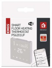 Emos GoSmart P56201UF Digit&aacute;lis szobatermoszt&aacute;t padl&oacute;fűt&eacute;shez WiFi-vel H&aacute;ztart&aacute;s / Otthon / K&uuml;lt&eacute;r - Okos otthon - Termoszt&aacute;t - 508082