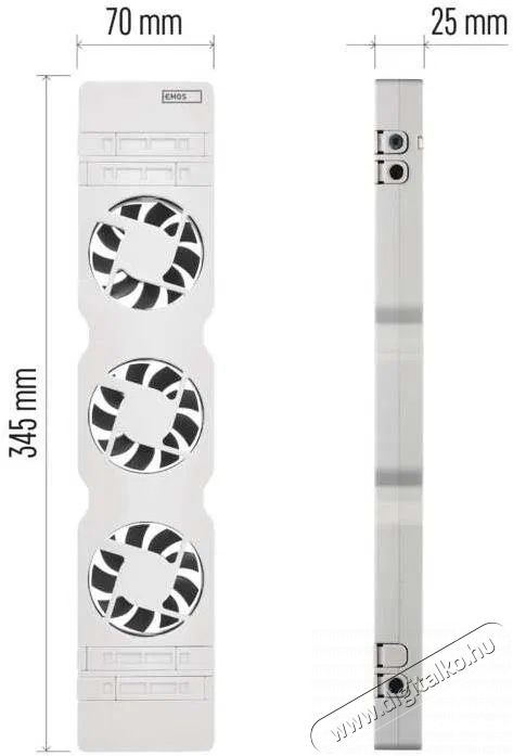 Emos MONO radi&aacute;tor al&aacute;, feh&eacute;r &Uacute;jdons&aacute;gok - &Uacute;j term&eacute;kek - 511915
