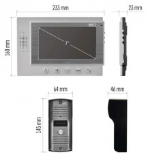 Emos H2017 feh&eacute;r vide&oacute; kaputelefon szett H&aacute;ztart&aacute;s / Otthon / K&uuml;lt&eacute;r - Biztons&aacute;gtechnika - Kieg&eacute;sz&iacute;tő - 514894