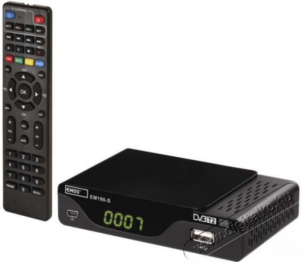 Emos J6014 EM190-s HD DVB-T2 belt&eacute;ri egys&eacute;g Tv kieg&eacute;sz&iacute;tők - DVB-T belt&eacute;ri egys&eacute;g - Set-Top-Box - 369301