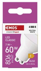 Emos ZQ8E43 classic MR16 7W 800 lm GU10 LED izz&oacute; H&aacute;ztart&aacute;s / Otthon / K&uuml;lt&eacute;r - Vil&aacute;g&iacute;t&aacute;s / elektromoss&aacute;g - GU10 foglalat&uacute; izz&oacute; - 514863