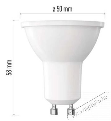Emos ZQ8E43 classic MR16 7W 800 lm GU10 LED izz&oacute; H&aacute;ztart&aacute;s / Otthon / K&uuml;lt&eacute;r - Vil&aacute;g&iacute;t&aacute;s / elektromoss&aacute;g - GU10 foglalat&uacute; izz&oacute; - 514863