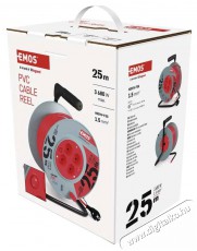 Emos P09225 k&aacute;beldob 3x1,5mm2 25m-es k&aacute;bellel 4 aljzat H&aacute;ztart&aacute;s / Otthon / K&uuml;lt&eacute;r - Vil&aacute;g&iacute;t&aacute;s / elektromoss&aacute;g - H&aacute;l&oacute;zati eloszt&oacute; / hosszabb&iacute;t&oacute; / adapter - 369336