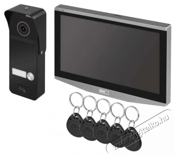 Emos GoSmart IP-750A otthoni videotelefon-k&eacute;szlet Wi-Fi-vel H&aacute;ztart&aacute;s / Otthon / K&uuml;lt&eacute;r - Lak&aacute;sfelszerel&eacute;s - Csengő - 519376