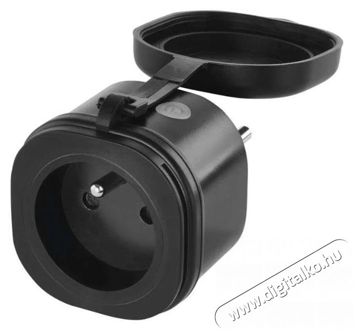 Emos GoSmart IP44 IP-3005F Wi-Fi + időz&iacute;tő H&aacute;ztart&aacute;s / Otthon / K&uuml;lt&eacute;r - Okos otthon - Okos konnektor - 522526