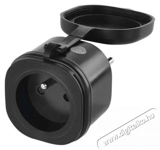 Emos GoSmart IP44 IP-3005F Wi-Fi + időz&iacute;tő H&aacute;ztart&aacute;s / Otthon / K&uuml;lt&eacute;r - Okos otthon - Okos konnektor - 522526
