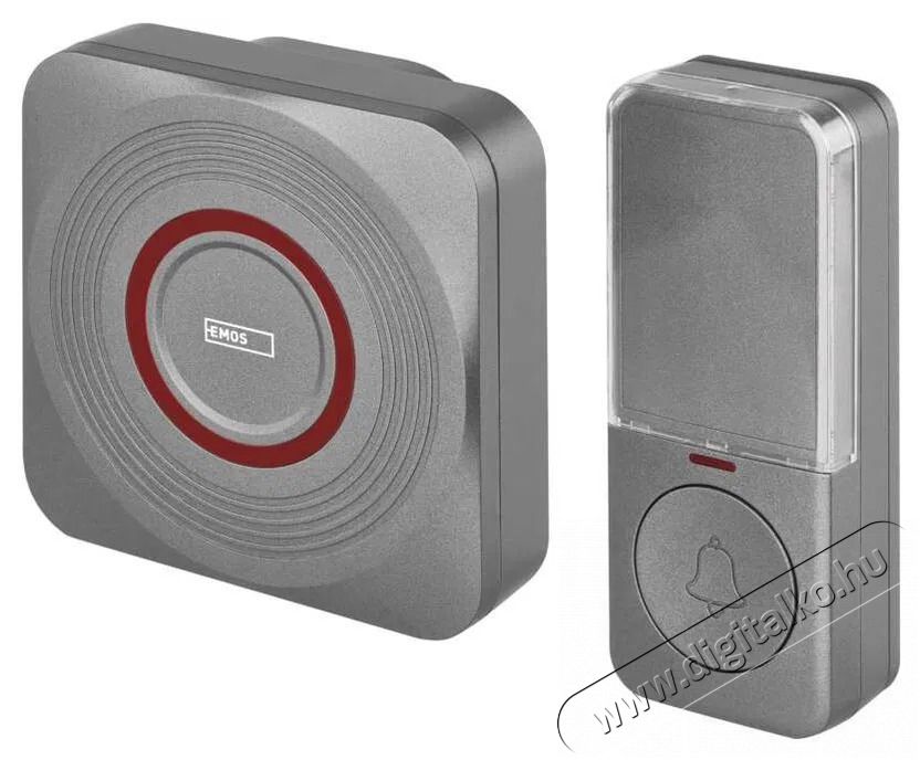 Emos GoSmart P5735SS Otthoni vezet&eacute;k n&eacute;lk&uuml;li csengő WiFi-vel H&aacute;ztart&aacute;s / Otthon / K&uuml;lt&eacute;r - Lak&aacute;sfelszerel&eacute;s - Csengő - 519378