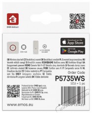 Emos GoSmart P5735WS Otthoni vezet&eacute;k n&eacute;lk&uuml;li csengő WiFi-vel H&aacute;ztart&aacute;s / Otthon / K&uuml;lt&eacute;r - Lak&aacute;sfelszerel&eacute;s - Csengő - 519379