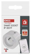Emos GoSmart Zigbee IP-3009S, időz&iacute;tővel okos konnektor H&aacute;ztart&aacute;s / Otthon / K&uuml;lt&eacute;r - Okos otthon - Okos konnektor - 522529