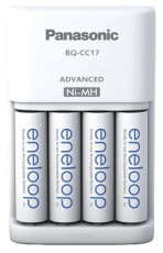 ENELOOP Panasonic K-KJ17MCC40E AA 2000mAh akkutöltő +4xAA akku Akkuk és töltők - Elem méretű akku és töltő - Szettben - 456028
