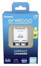 ENELOOP Panasonic K-KJ50MCD20E AA 2000mAh időz&iacute;tős akkut&ouml;ltő +2xAA akku Akkuk &eacute;s t&ouml;ltők - Elem m&eacute;retű akku &eacute;s t&ouml;ltő - Szettben - 456025