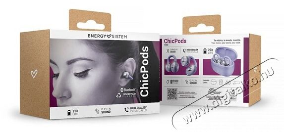 Energy Sistem EN 459650 ChicPods True Wireless Bluetooth lila f&uuml;lhallgat&oacute; Audio-Video / Hifi / Multim&eacute;dia - F&uuml;l &eacute;s Fejhallgat&oacute;k - F&uuml;lhallgat&oacute; - 506285